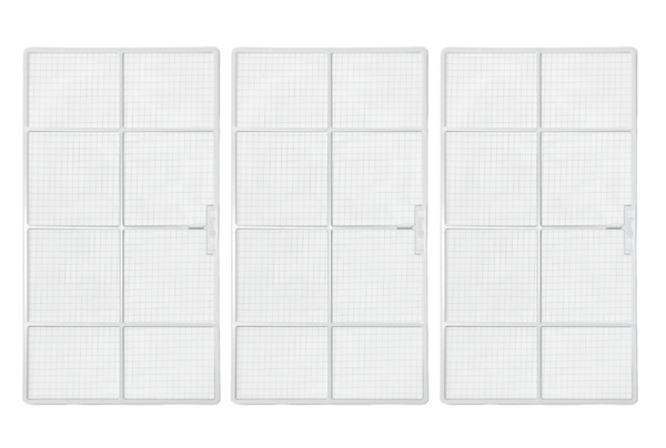 Air Conditioner AC Filter - Three Pack Compatible With LG Model Numbers LWH0511ACR, LWH0513ACG, LWH0515ACG