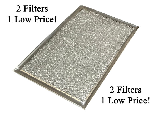 Save Money With An OEM Grease Filter 2 Pack - Measurements: 10 x 7-1/4 x 3/32 Inches
