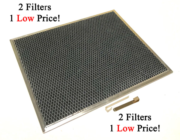 Save Money With An OEM Charcoal Filter 2 Pack - Measurements: 13-1/2 x 11-5/8 x 3/32 Inches