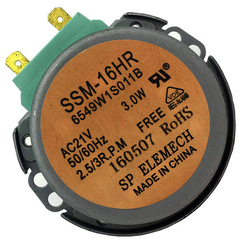 OEM LG Microwave Turntable Synchronous Motor Originally Shipped With LMS2073SS, LMS1243SS, LMA2112WT