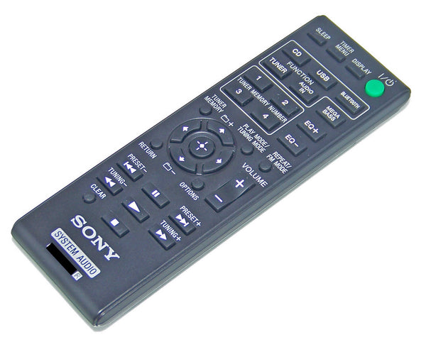 Genuine OEM Sony Remote Control Originally Shipped With: HCDECL77BT, HCD-ECL77BT, HCDECL99BT, HCD-ECL99BT