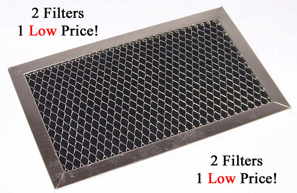Save Money With An OEM Charcoal Filter 2 Pack - Measurements: 7-3/4 x 4-7/8 x 1/4 Inches