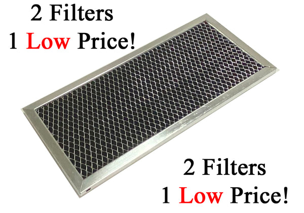 Save Money With An OEM Charcoal Filter 2 Pack - Measurements: 11-5/8 x 5-5/8 x 1/4 Inches