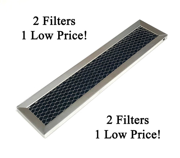 Save Money With An OEM Charcoal Filter 2 Pack - Measurements: 10-1/4 x 2-3/8 x 1/4 Inches