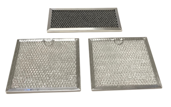Microwave Grease & Charcoal Filter Set Compatible With Samsung Model Numbers ME19A7041WS/AA, ME19R7041FB, ME19R7041FB/AA