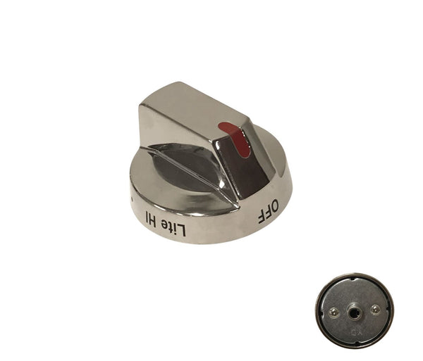 Range Burner Knob Compatible With Samsung Model Numbers NX58M6850SS, NX58M6850SS/AA, NX58R5601SS, NX58R5601SS/AA