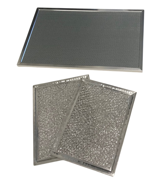 Microwave Grease And Charcoal Filter Set Compatible With Sharp Model Numbers R1831, R-1831