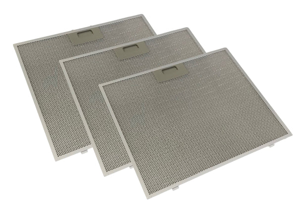 Range Hood Grease Filter - Three Pack Compatible With Whirlpool Model Numbers WVU37UC6FS1, WVU37UC6FW0, WVU57UC0FS0