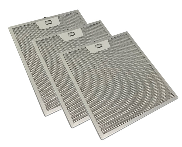 Range Hood Grease Filter - Three Pack Compatible With Whirlpool Part Number WPW10281491 Size 11-3/4 X 9-15/16 Inches