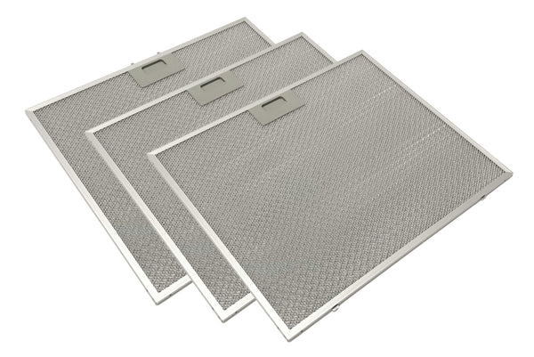 Range Hood Grease Filter - Three Pack Compatible With GE Model Numbers JVX5360SJ2SS, JVX5360SJ1SS, JVX5360EJ2ES