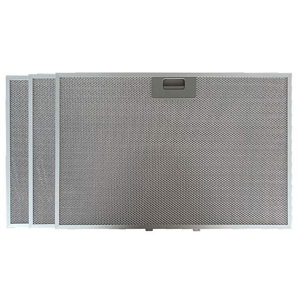 Range Hood Grease Filter - Three Pack Compatible With GE Model Numbers JV565H2BB, JV565H1WW, JV565H1CC, JV565H1BB