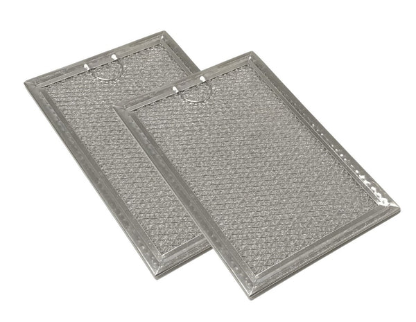 Microwave Heavy Duty Grease Filter Two Pack Compatible With GE Model Numbers JVM7195EK5ES, JVM7195EK6ES, JVM7195FL5DS