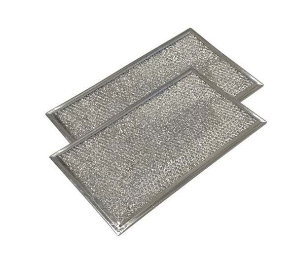 Genuine OEM Whirlpool Microwave Grease Filter - Two Pack Originally Shipped With WMH73521CW0, WMH73521CW1, WMH73521CW2