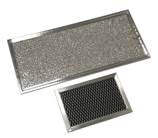 Microwave Grease & Charcoal Filter Set Compatible With Amana Model Numbers AMV5206BAB