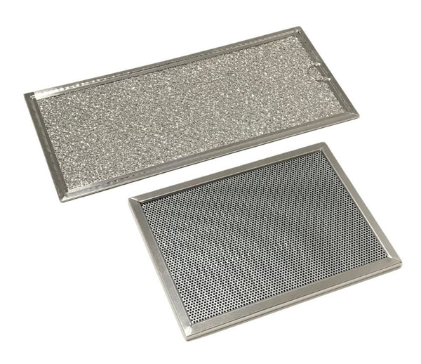 Microwave Grease & Charcoal Filter Set Compatible With GE Model Numbers JVM1870CF06, JVM1870CF07, JVM1870CF08
