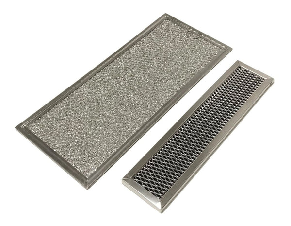 Microwave Grease & Charcoal Filter Set Compatible With GE Model Numbers JVM1540SN2SS
