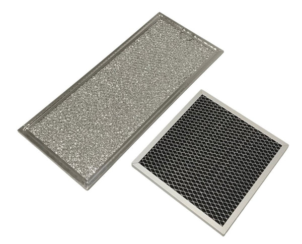 Microwave Grease & Charcoal Filter Set Compatible With Whirlpool Model Numbers YMH1141XMQ1, YMH1141XMQ2, YMH1141XMQ3