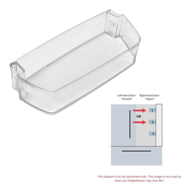 Genuine OEM LG Refrigerator RIGHT Door Bin Originally Shipped With LFXS25973D, LFXS29766S, LFXS30766D, LFXS30766S, LFXS30786S