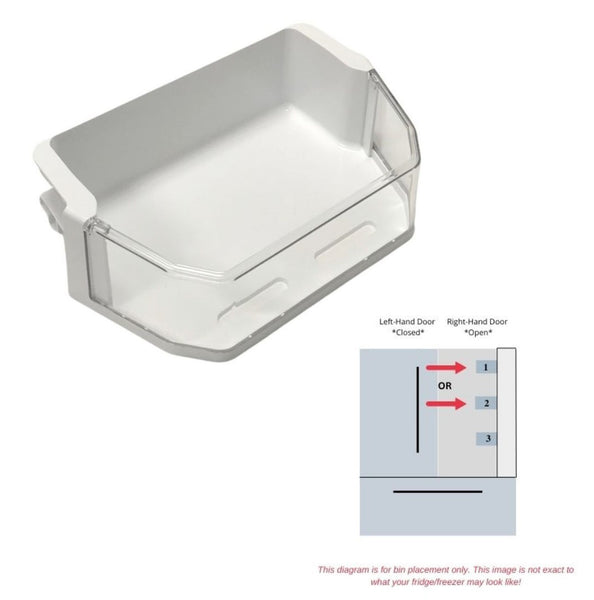Genuine OEM LG Refrigerator RIGHT Door Bin Originally Shipped With LFC20770SB, LFC20770ST, LFC20770SW