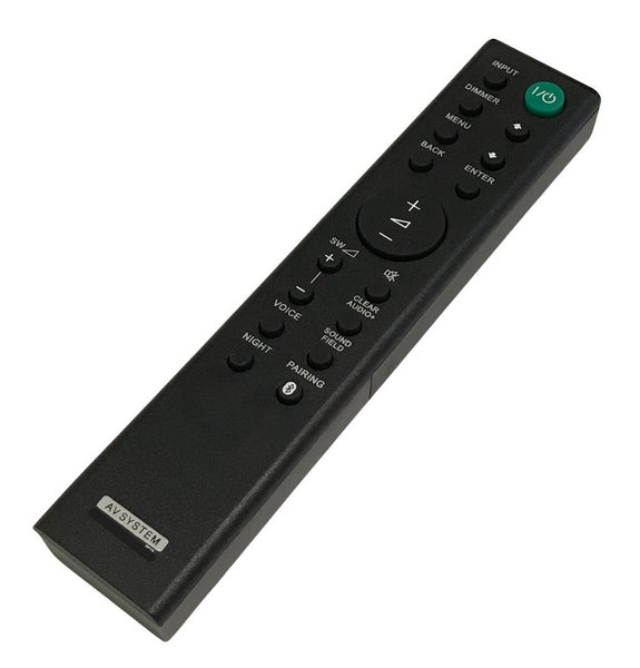 Remote Control Compatible With Sony Model Numbers HTCT380, HT-CT380, HTCT780, HT-CT780, SACT380, SA-CT380, SACT780