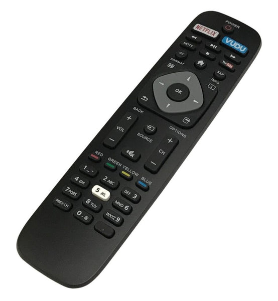 Television TV Remote Control Compatible With Philips Model Numbers 65PFL5602/F7D, 65PFL6601, 65PFL6601/F7B, 65PFL6902