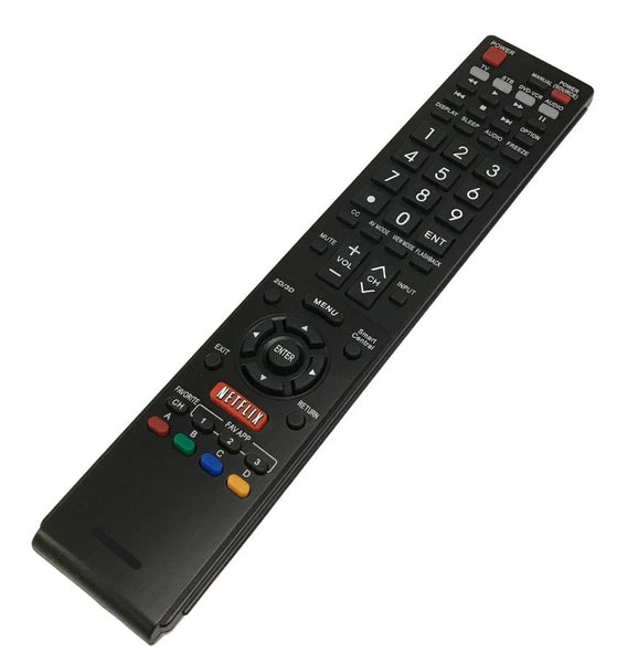 Television TV Remote Control Compatible With Sharp Model Numbers LC60LE831, LC-60LE831, LC60LE832, LC-60LE832