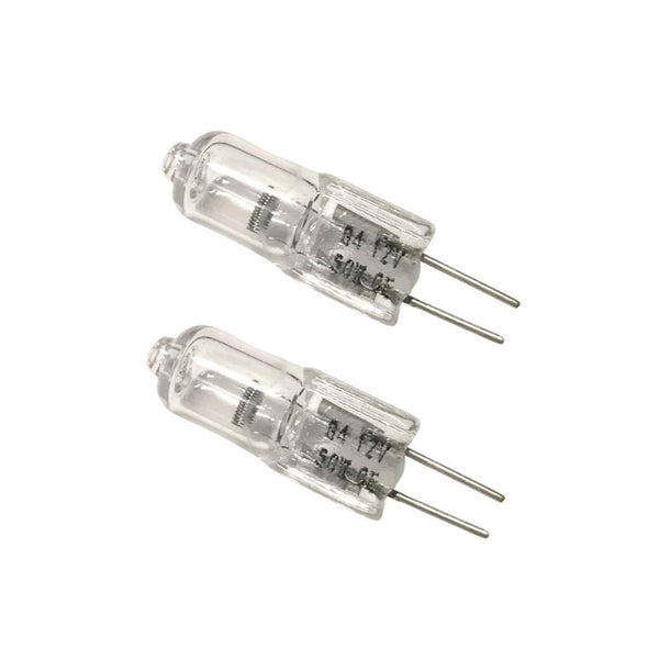 Microwave Lower Halogen Lamp - 2 Pack Compatible With LG Model Numbers WCEP6423F, WCEP6423D, MVEM1825D, MZXS1728N