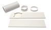 Genuine OEM Toshiba Air Conditioner AC White Window Exhaust Kit Originally Shipped With PX0611CWRU, PX0612CWRU, PX0811CWRU