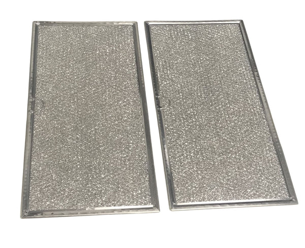 Microwave Grease Filter - Two Pack Compatible With Jenn-Air Model Numbers JMV8196AAB, JMV8196AAQ, JMV8196AAS, JMV8196AAW