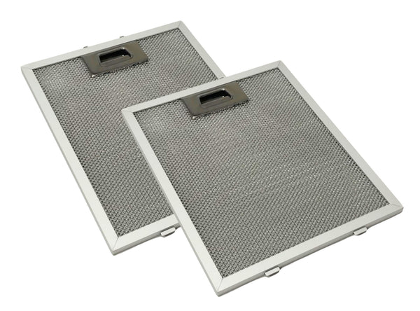 Hood Range Grease Filter - Two Pack Compatible With GE Model Numbers UVW9301SL1SS, UVW9301BL1TS, UVW9301SL2SS