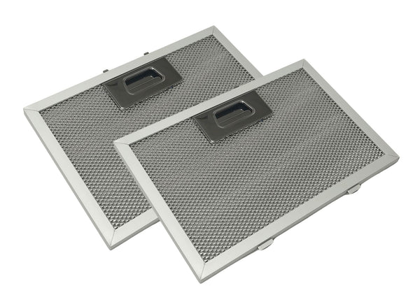 Hood Range Grease Filter - Two Pack Compatible With GE Model Numbers UVC7300SL1SS, UVC7300SL2SS