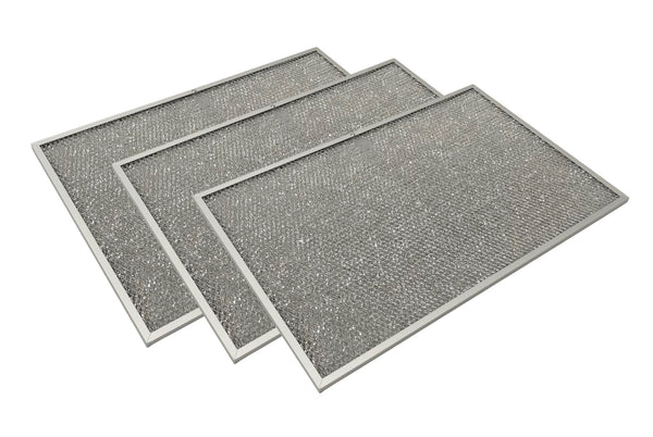 Range Hood Grease Filter - Three Pack Compatible With Whirlpool Model Numbers GZ5730XRB0, GZ5730XRQ0, GZ5730XRQ1