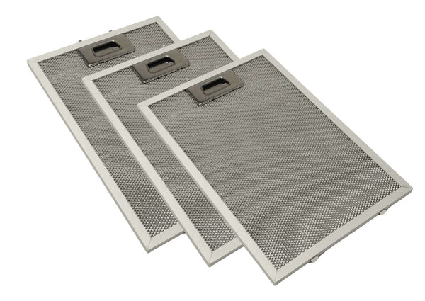 Range Hood Grease Filter Three Pack Compatible With GE Part Number WB02X30550 Size 13-1/4 X 8-7/8 Inches