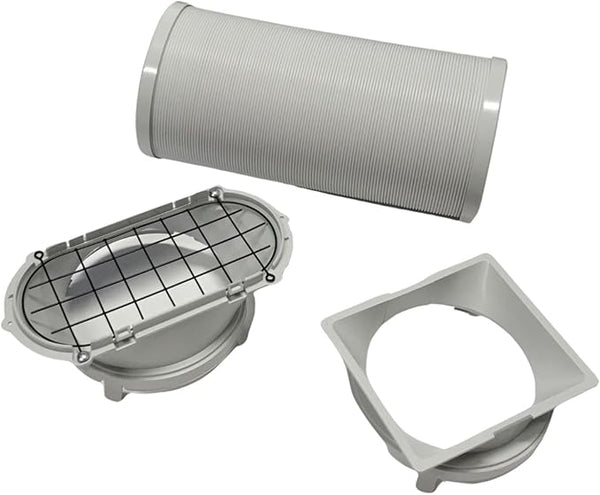 Air Conditioner AC Exhaust Assembly Compatible With Hisense Model Numbers AP0525CR1W, HAP0825TWD, HAP0824TWD