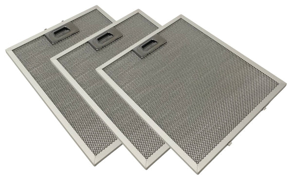 Range Hood Grease Filter - Three Pack Compatible With GE Model Numbers UVW8361SL1SS, UVW8361SL2SS