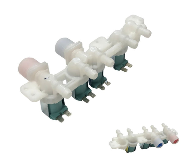 Washing Machine Inlet Valve - Hot And Cold Compatible With Samsung Model Numbers WA45T3400AV/A4, WA45T3400AW