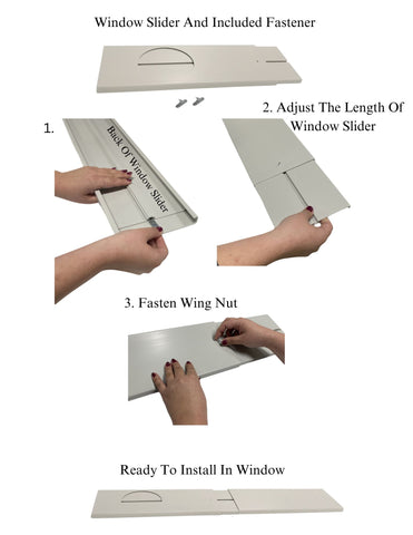 Air Conditioner AC Window Kit Compatible With Danby Model Numbers DPA060CB4WDB, DPA080UB1GDB, DPA120CB5WP