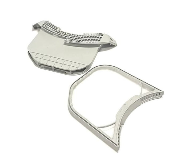 Dryer Lint Filter And Housing Cover - Sits Flush Compatible With LG Model Numbers DLEX5500V, DLEX5500W, DLEX6500B