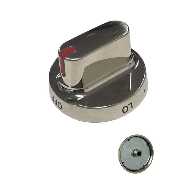 Range Surface Knob - Metal Compatible With Samsung Model Numbers NX58F5500SS/AA