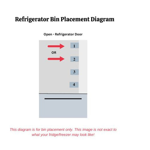 Genuine OEM Hisense Refrigerator Small Door Bin Originally Shipped With HBM17158SS, RB17N6DSE