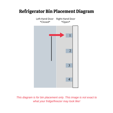 Genuine OEM Hisense Refrigerator Top Door Bin Originally Shipped With RR63D6ASE, RR63D6ABE