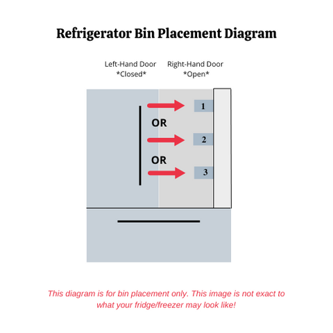 Genuine OEM Samsung Refrigerator Right Door Bin Originally Shipped With RF22A4121SR, RF22A4121SR/AA, RF22A4221SR
