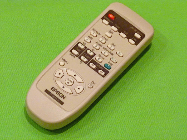 Genuine Epson Projector Remote Control Shipped With: PowerLite D6250, PowerLite D6155W