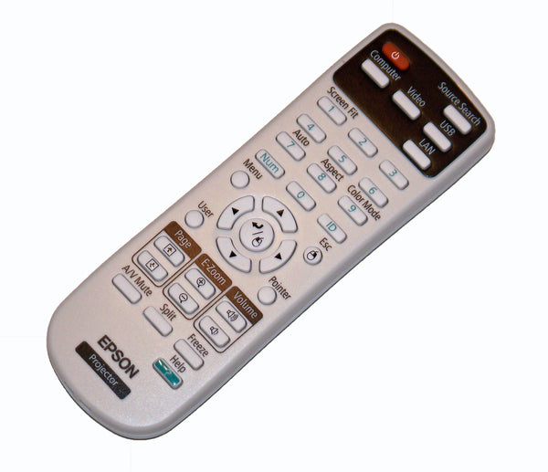 Epson Projector Remote Control:  PowerLite 1751, 1761W, 1771W, 1776W