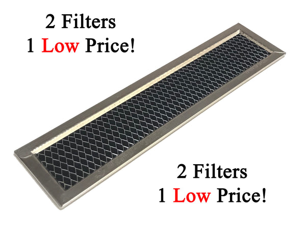 Save Money With An OEM Charcoal Filter 2 Pack - Measurements: 11-1/8 x 2-5/8 x 3/32 Inches