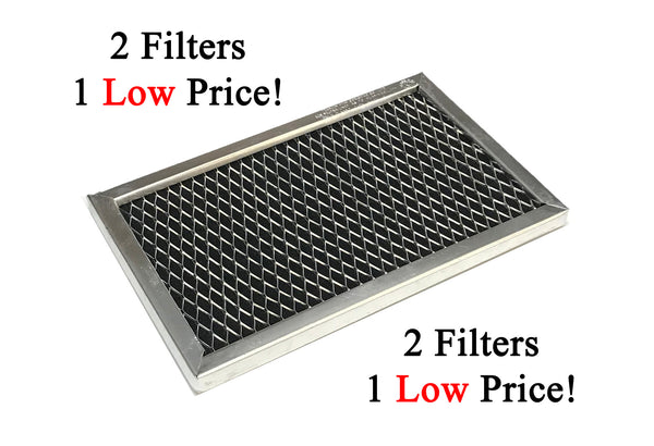 Save Money With An OEM Charcoal Filter 2 Pack - Measurements: 6-1/8 x 3-7/8 x 1/4 Inches