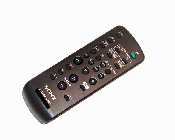 OEM Sony Remote Control Originally Shipped With: CMTFX200, CMT-FX200, MHCESX9, MHC-ESX9, HCDFX200, HCD-FX200