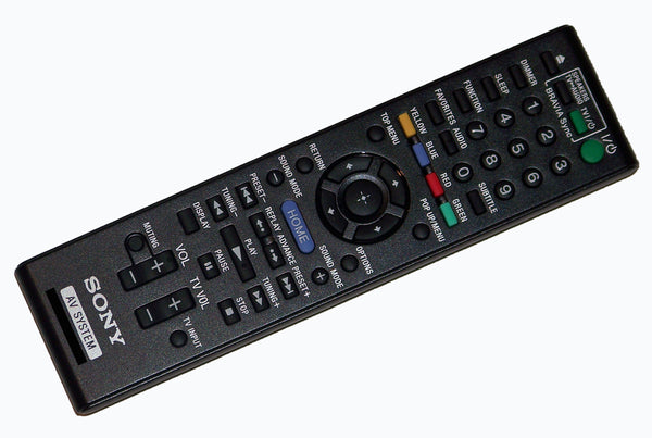 OEM Sony Remote Control Originally Supplied With: BDVL600, BDV-L600, BDVT28, BDV-T28, BDVT58, BDV-T58