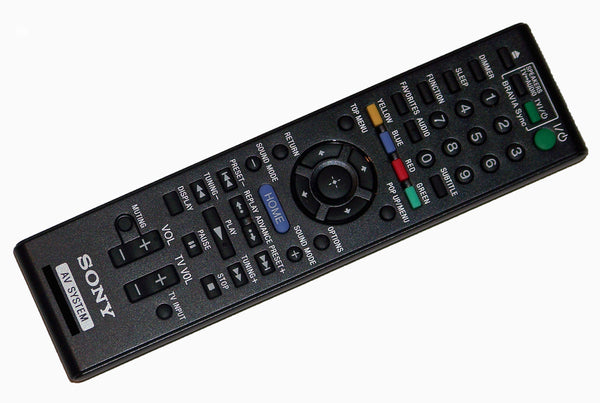 OEM Sony Remote Control: BDVL600, BDV-L600, BDVT28, BDV-T28, BDVT58, BDV-T58