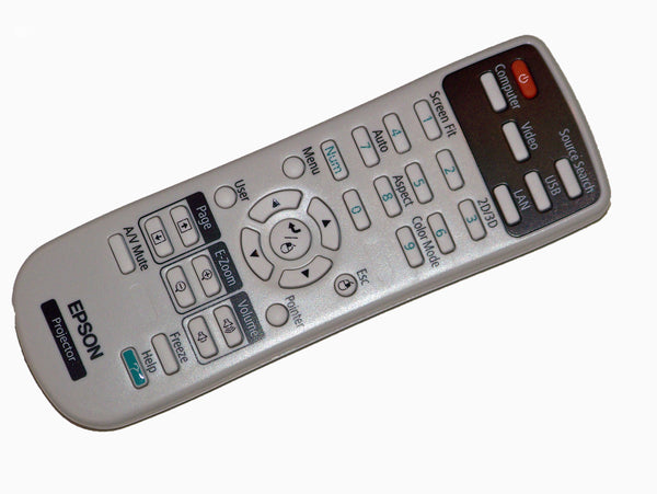 Genuine Epson Remote Control Shipped With PowerLite Home Cinema 750HD PowerLite W16